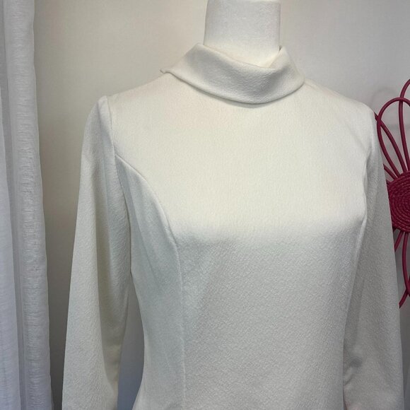 Malouf of Dallas Vintage Mod Go Go Dress MCM 60s 70s Gem Ladies MED USA made - Picture 5 of 9